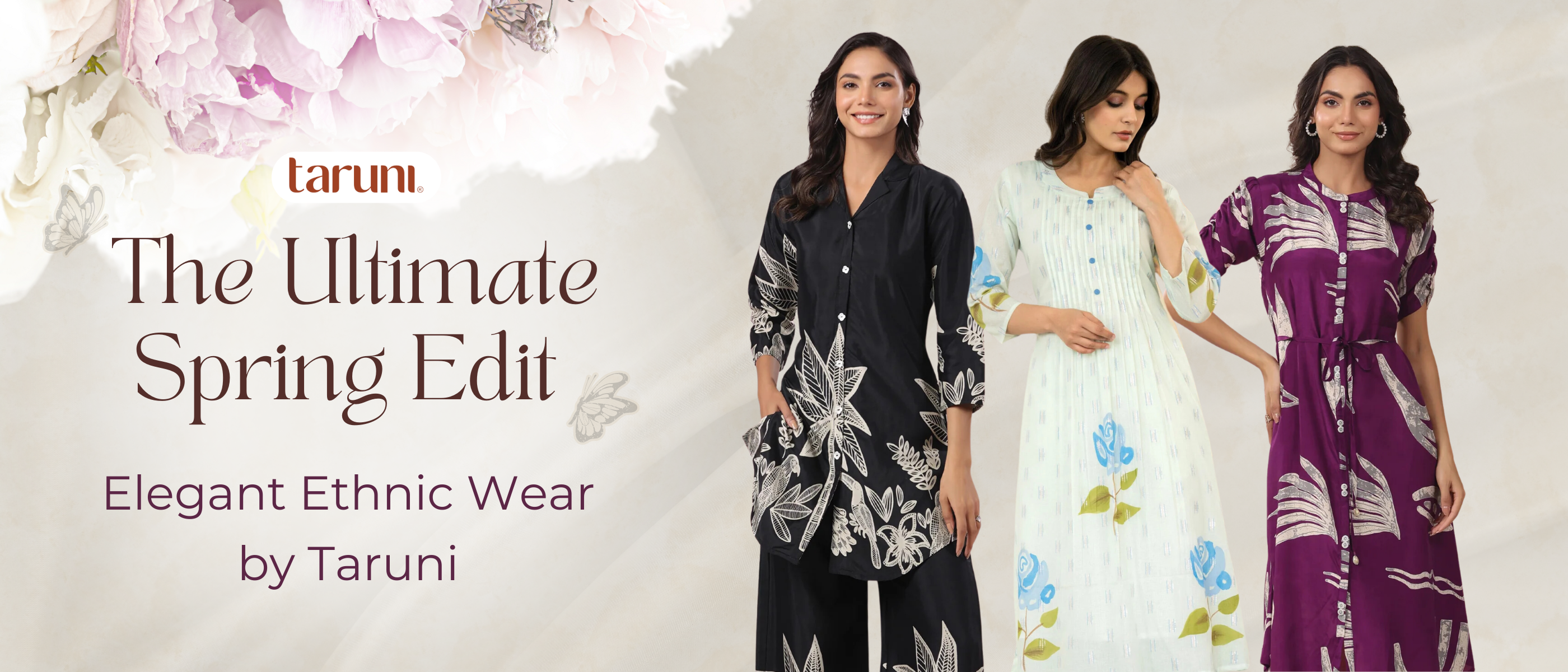 The Ultimate Spring Edit: Elegant Ethnic Wear by Taruni