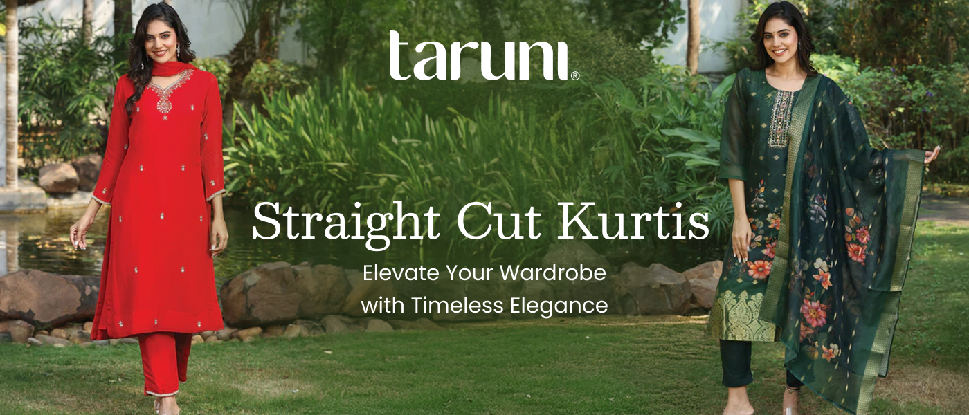 Straight Cut Kurtis: Elevate Your Wardrobe with Timeless Elegance