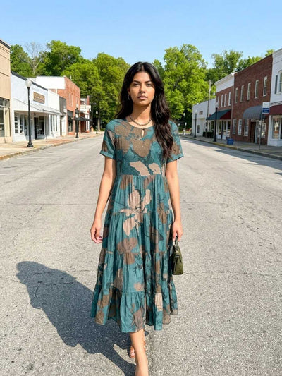 Multicolor Frock Style Kurti