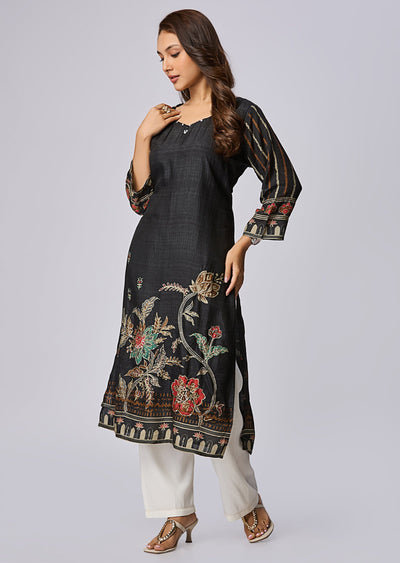 Black Dola Silk Straight Cut