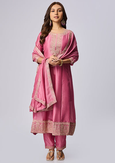 Pink Anarkali Suit