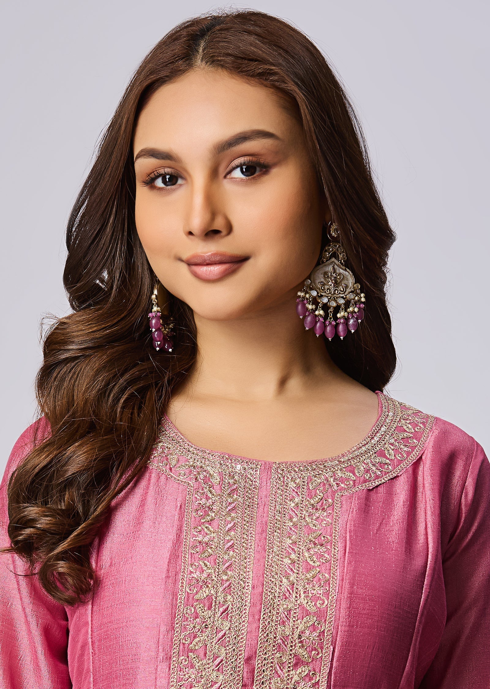 Pink Anarkali Suit