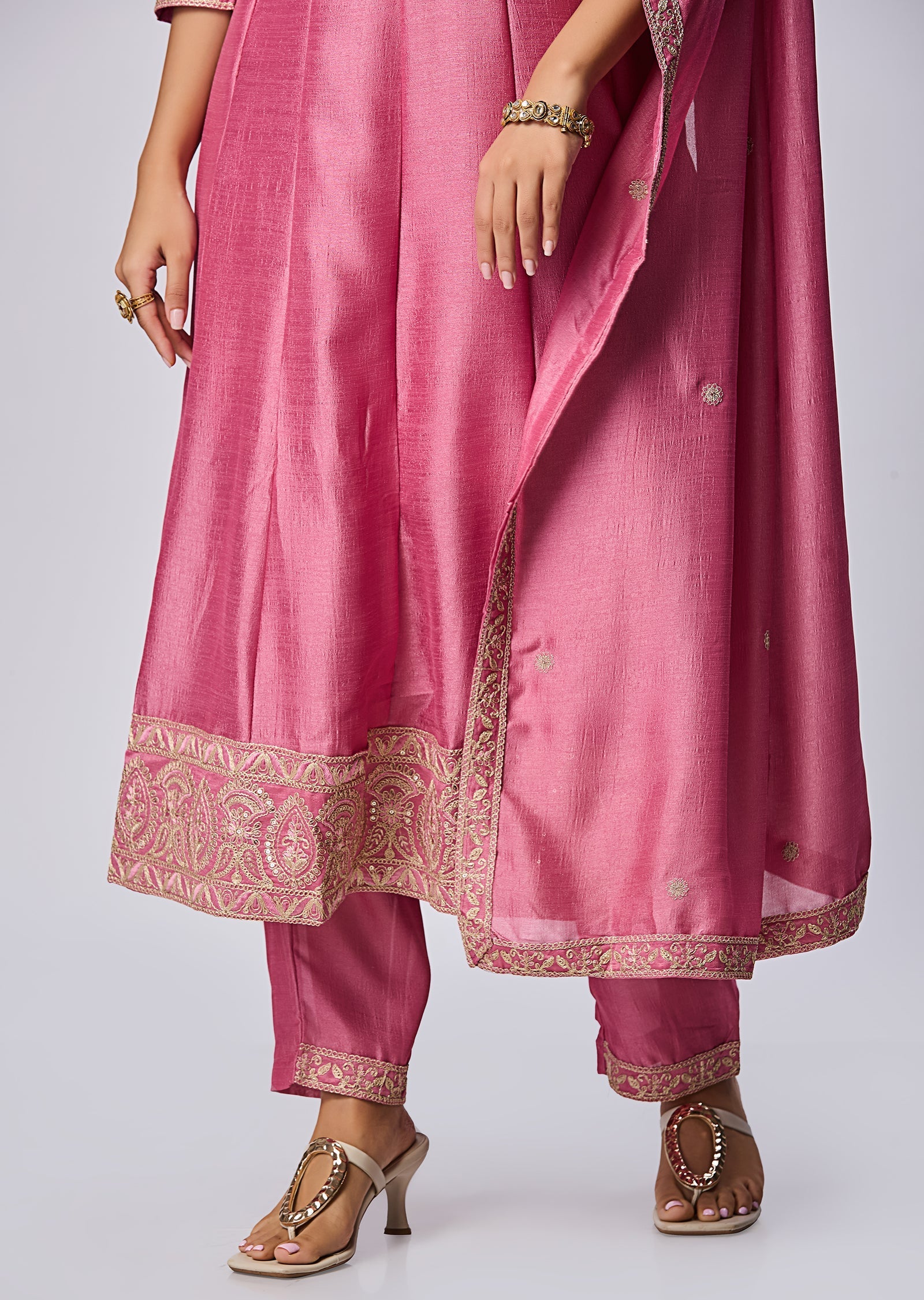 Pink Anarkali Suit