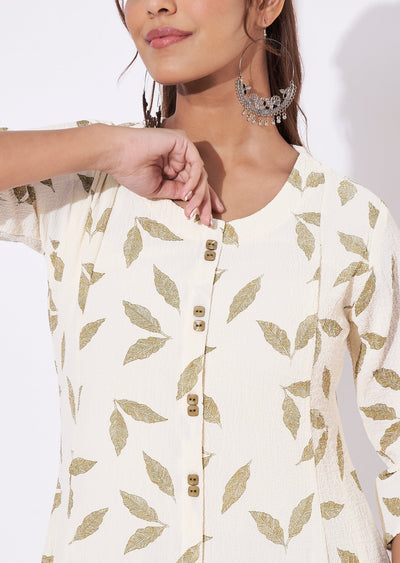 Mehendi Green Midi Dress