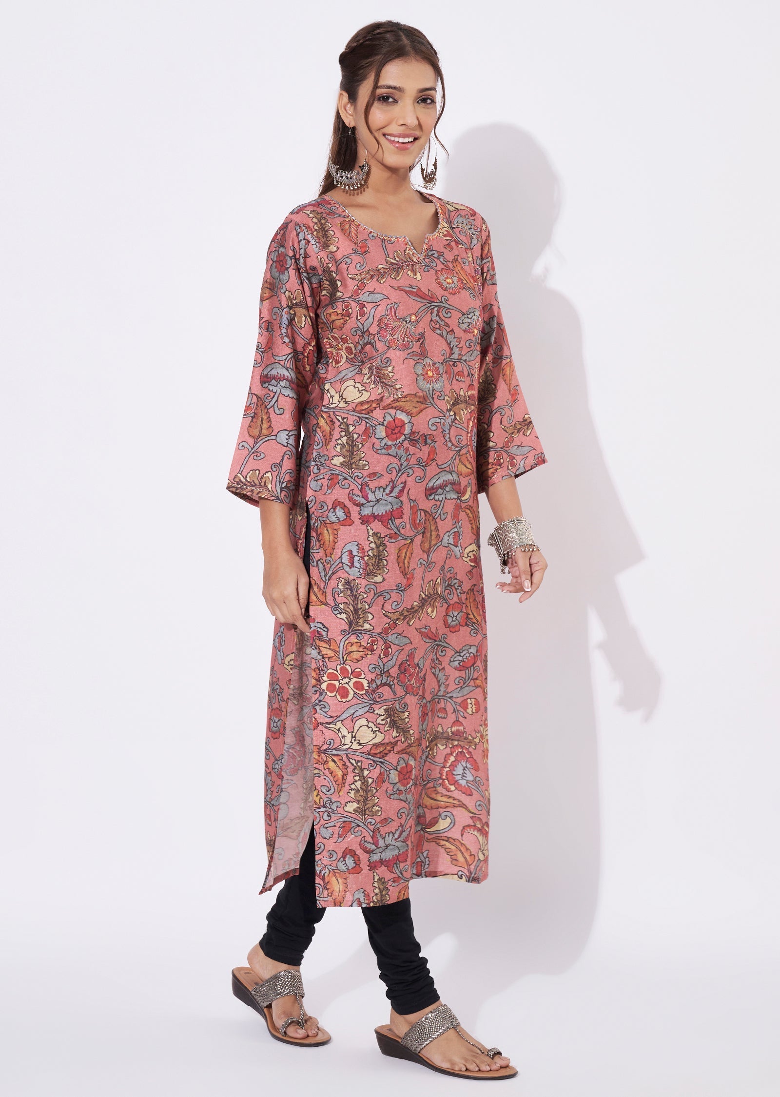 Dark Pink Gold Straight Cut