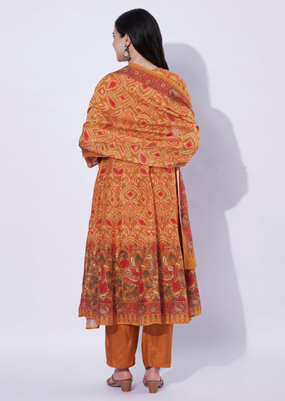 Rust tissue Anarkali