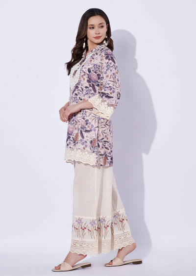 Lavender Sharara Set