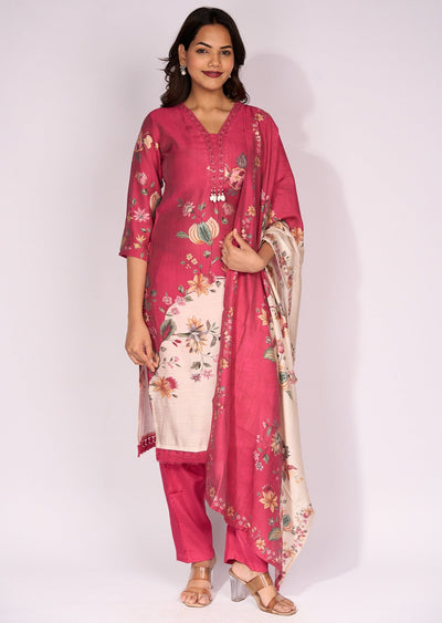 Pink Gold Straight Cut Suit