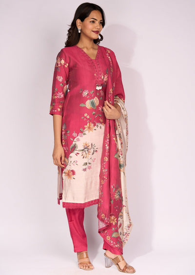 Pink Gold Straight Cut Suit