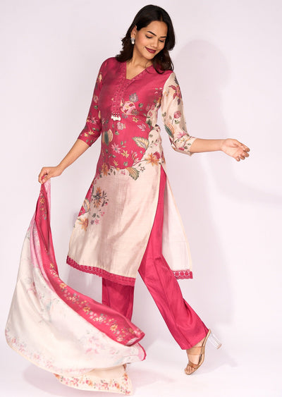 Pink Gold Straight Cut Suit