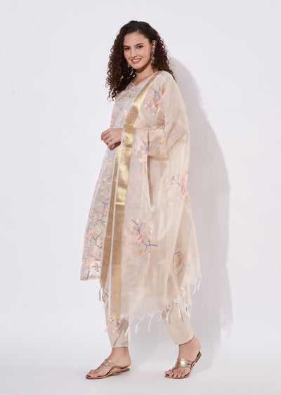 Gold Kota Straight cut Suit