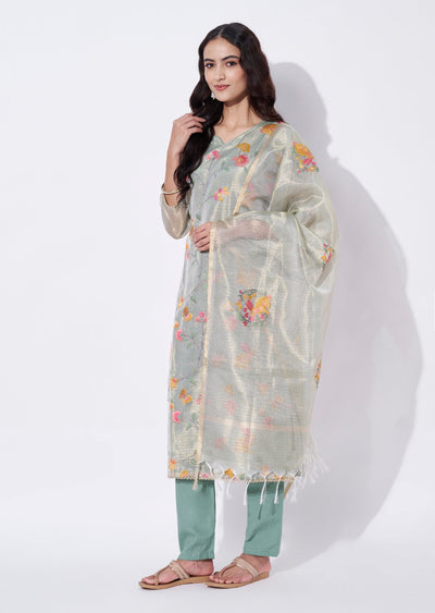 Dusty Green Straight cut Suit