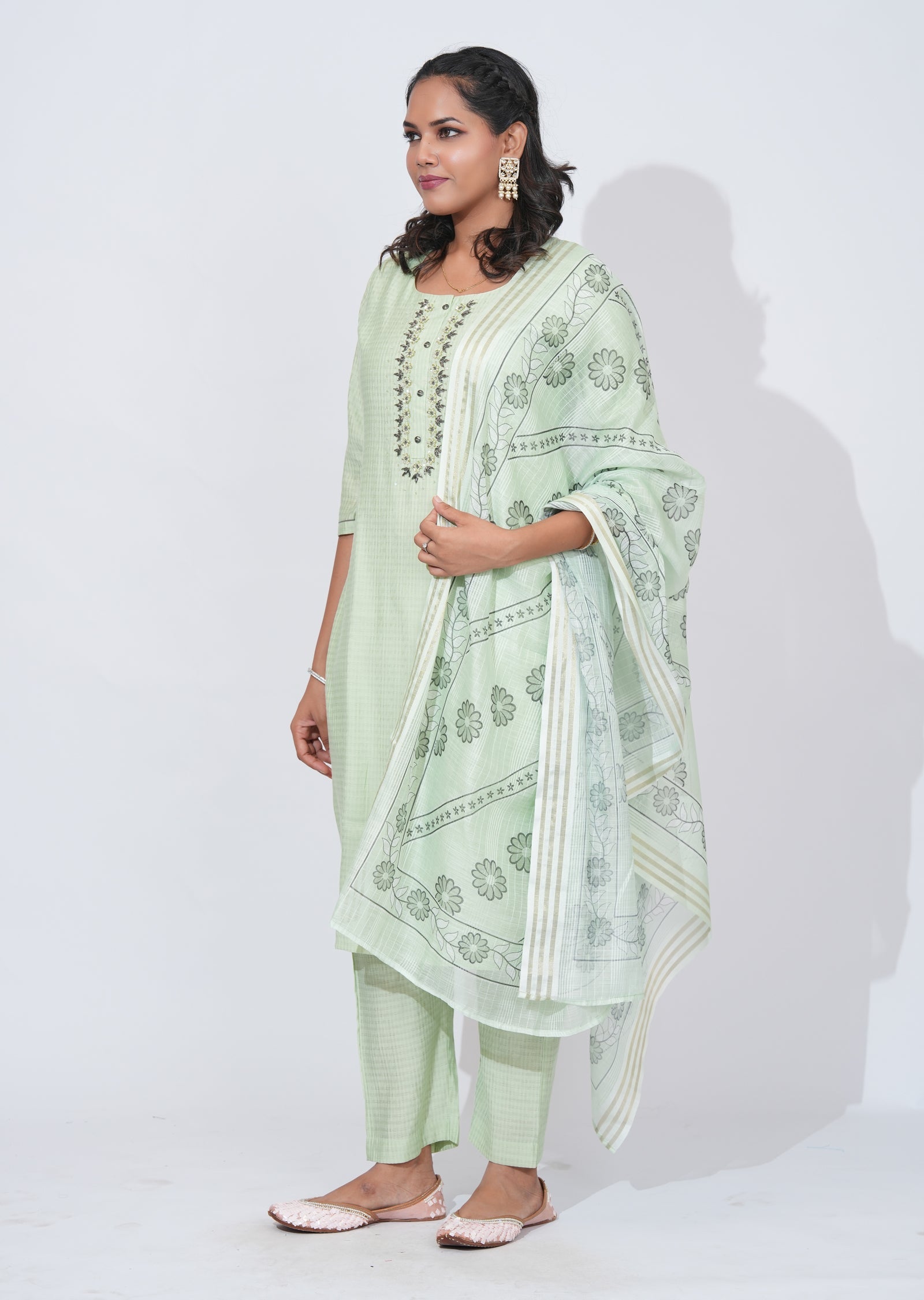 Green Gold Straight cut Suit