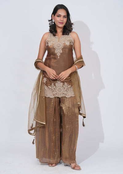 Green Sharara Set