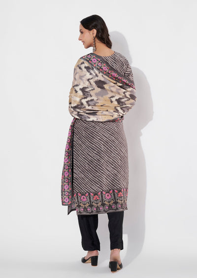 Mouse Muslin Straight cut suit