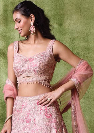Light Pink Lehenga Set