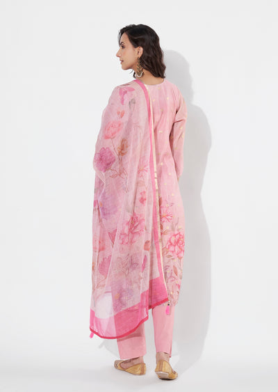 Pink Kota Straight cut suit