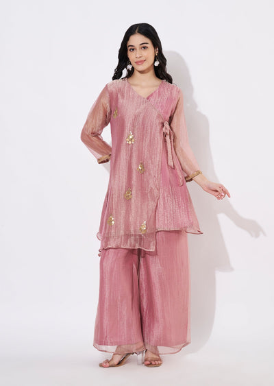 Pink Salsa Fusion wear kurti