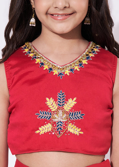 Rani Pink Chinnon Gharara Set