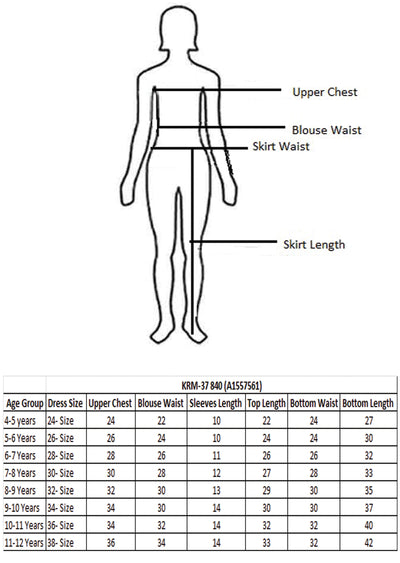 Gold Tissue Girls Sharara