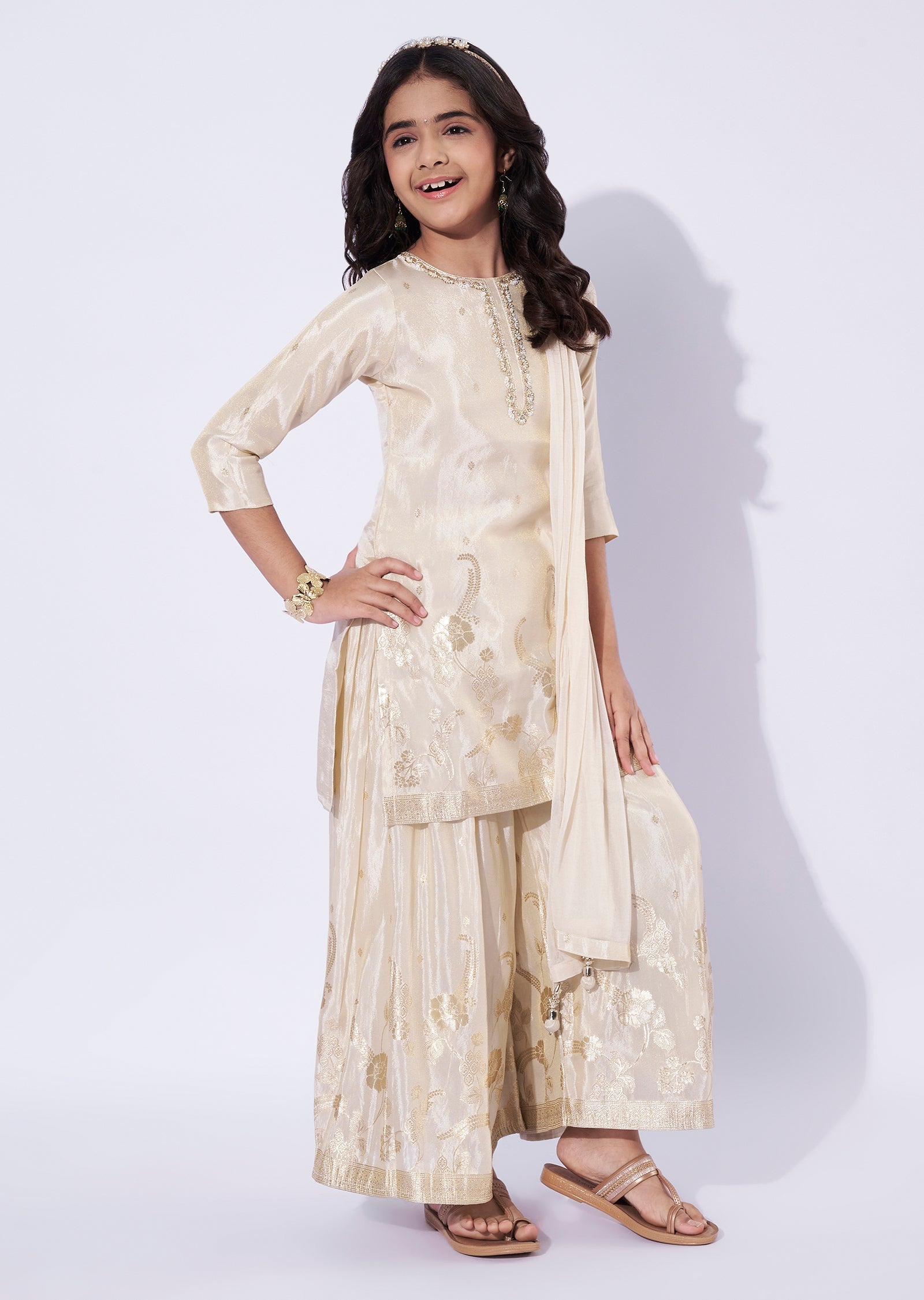 Tissue Girls Sharara Set