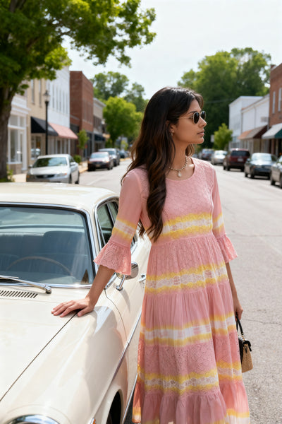 Multicolor Frock Style Kurti