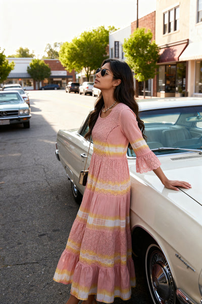 Multicolor Frock Style Kurti