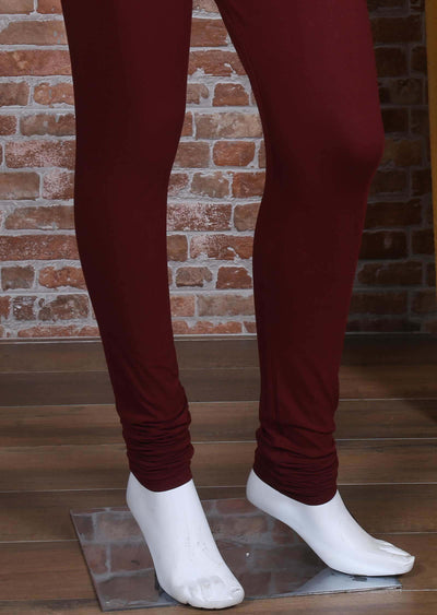 Maroon Lycra leggings