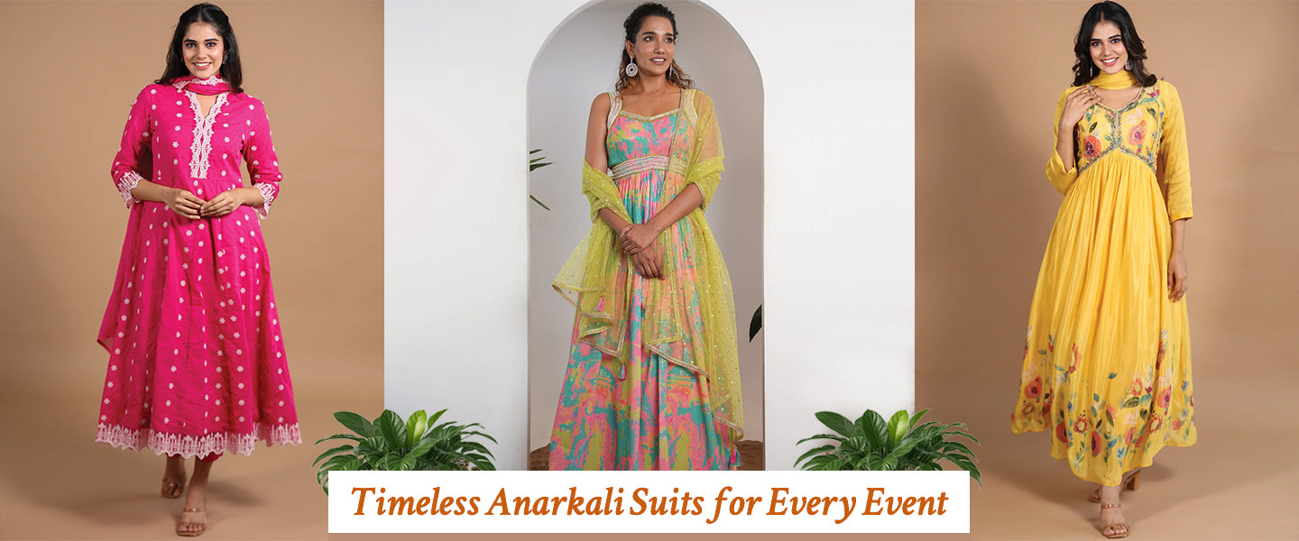 Chic and Comfortable Anarkali Suits for Your Special Occasions