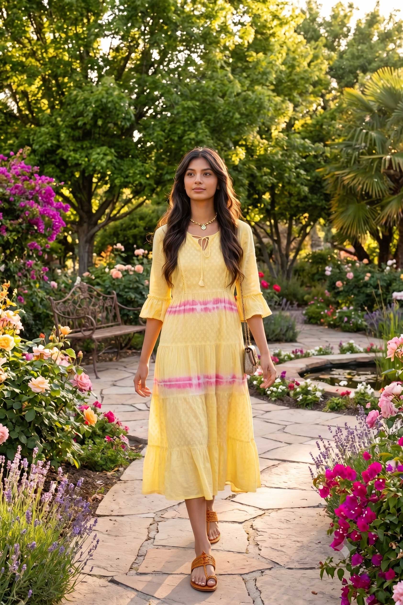 Multicolor Frock Style Kurti