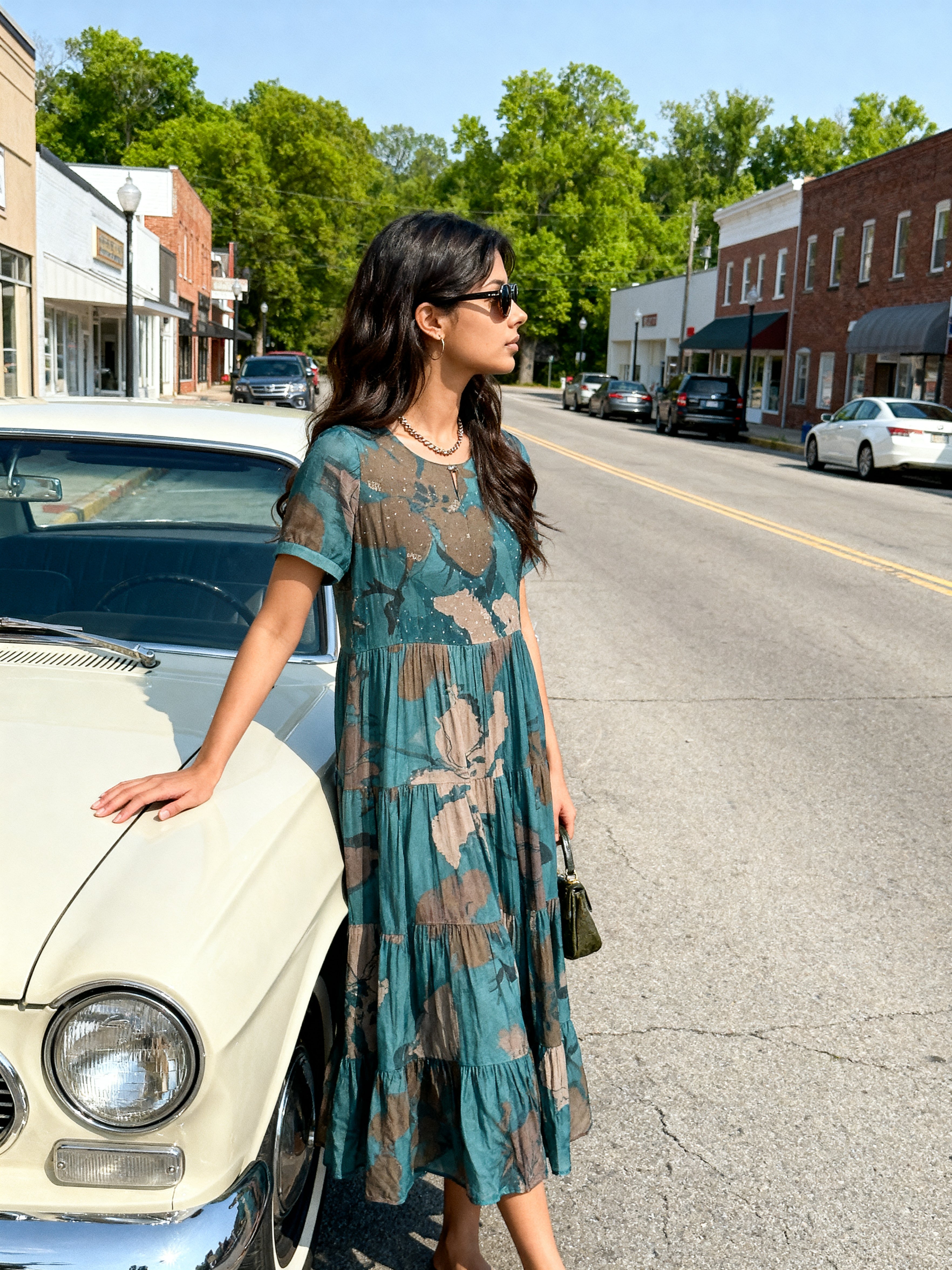 Multicolor Frock Style Kurti