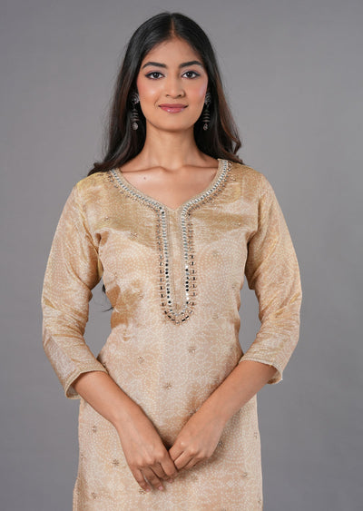 Biege Tissue Straight Cut