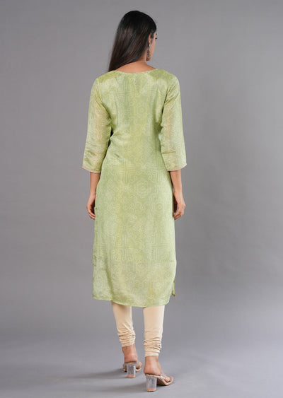 Mehendi Green Tissue Straight Cut