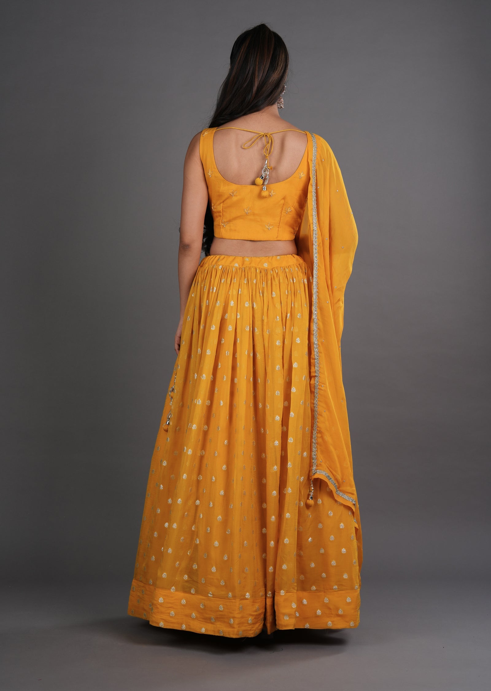 Yellow Silk Lehenga