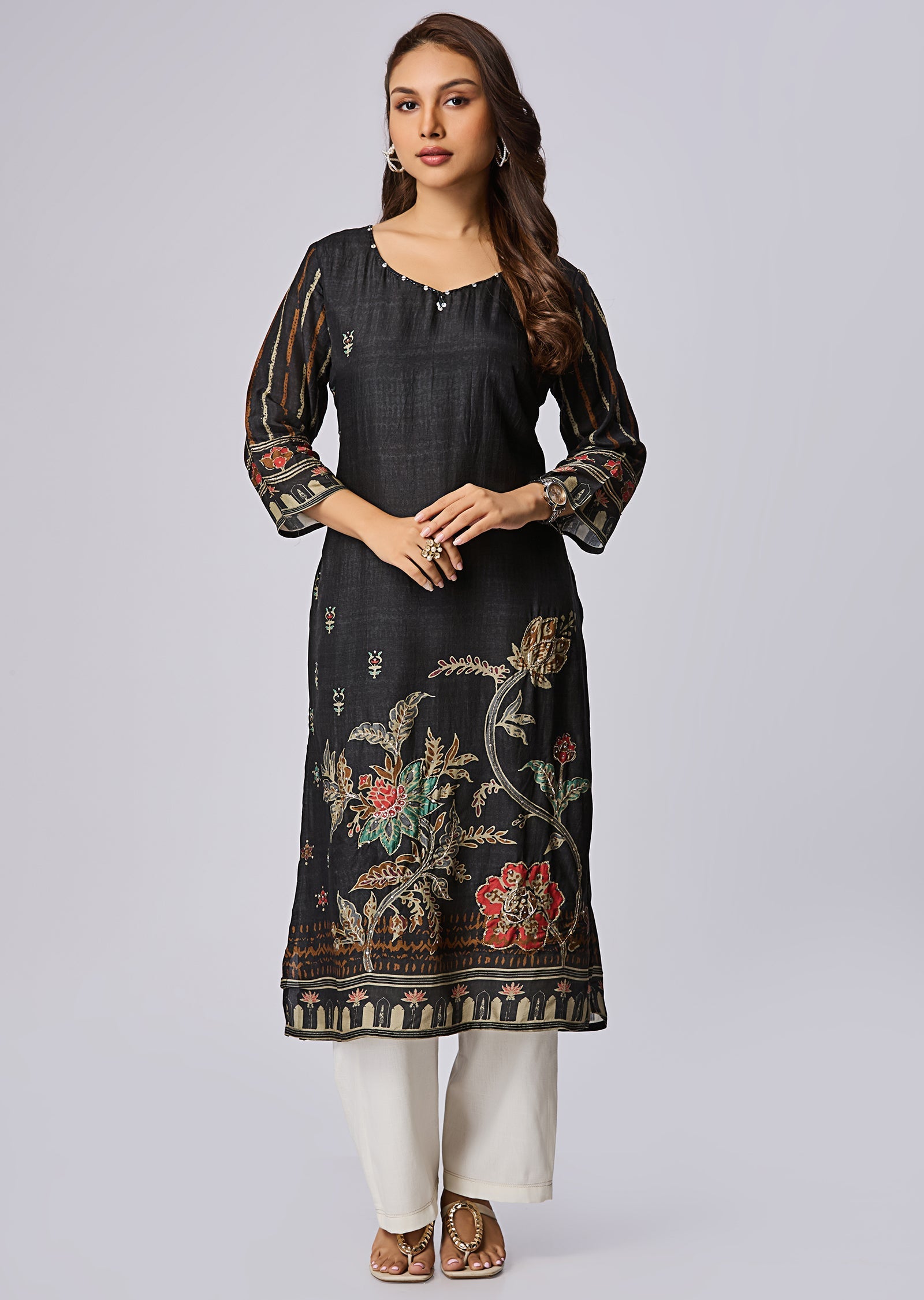 Black Dola Silk Straight Cut