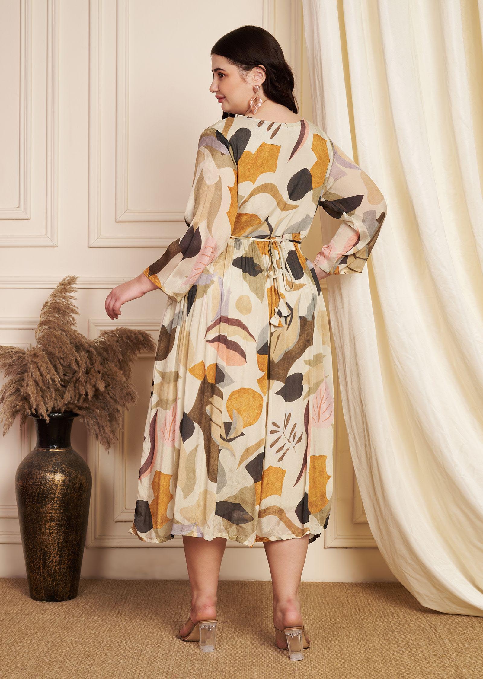 Fawn Chinnon Midi Dress