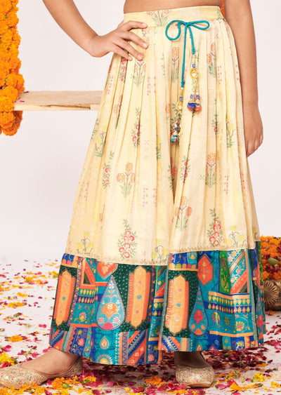 Blue Banaras Lehenga