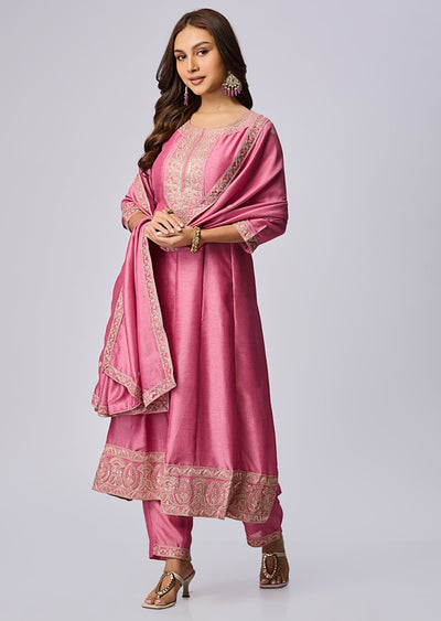 Pink Anarkali Suit