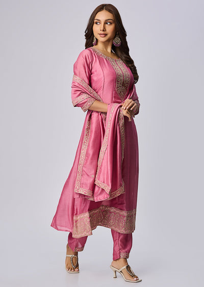 Pink Anarkali Suit