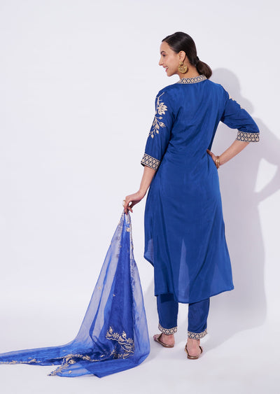 Ink Blue Kurti Set