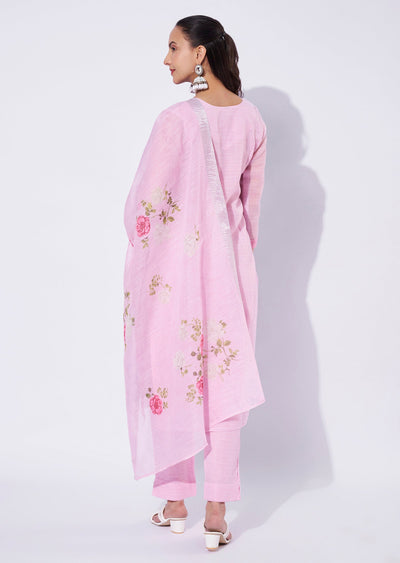 Pink Kota Straight Cut Suit