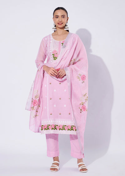 Pink Kota Straight Cut Suit