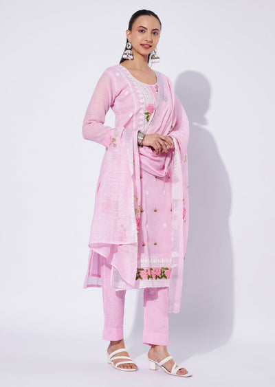 Pink Kota Straight Cut Suit