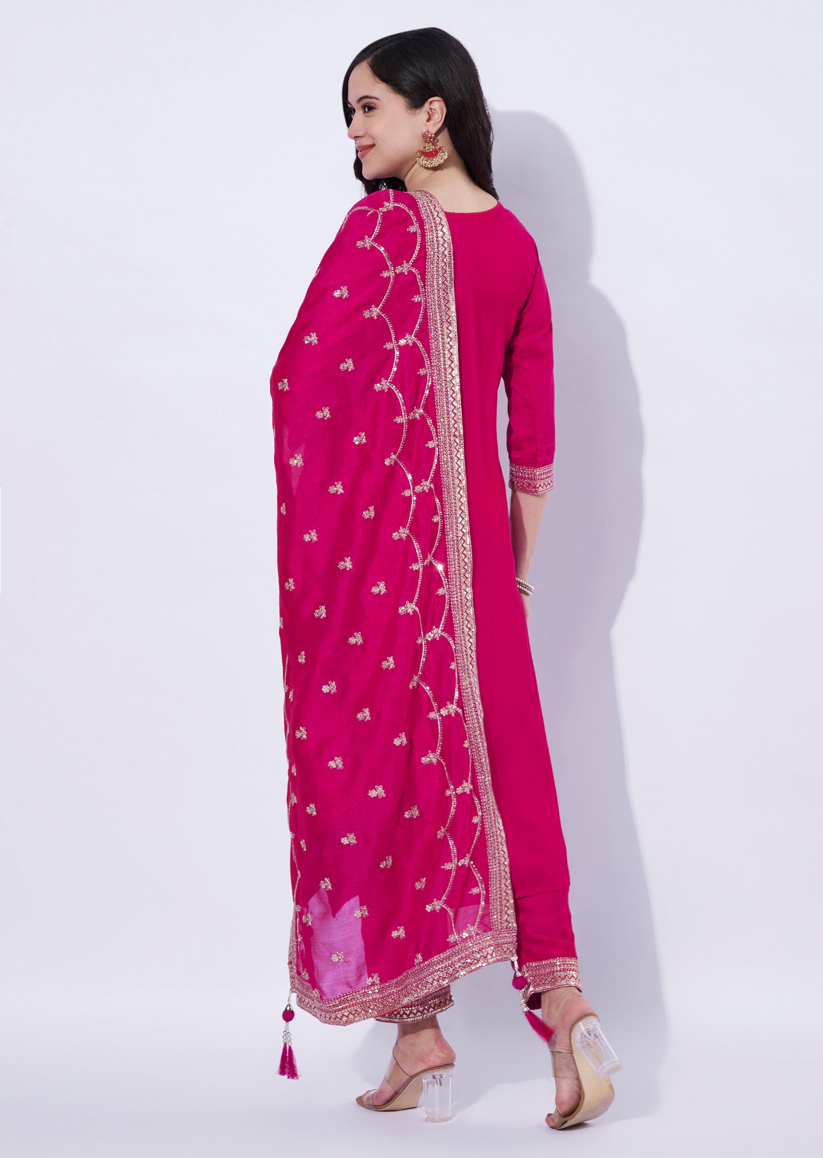 Rani Pink Straight Cut Suit