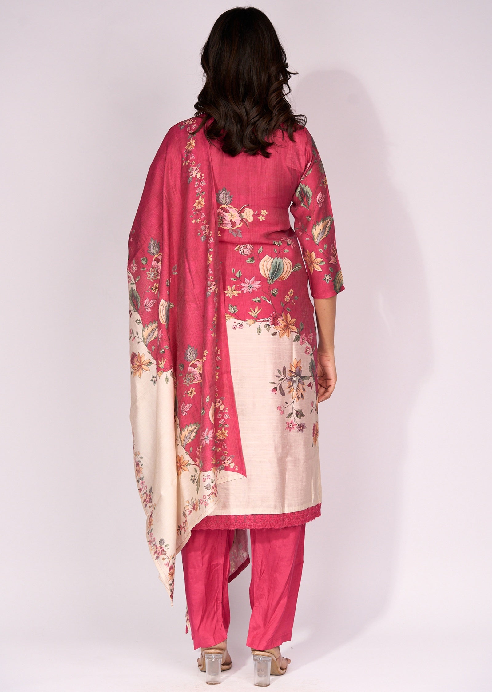 Pink Gold Straight Cut Suit