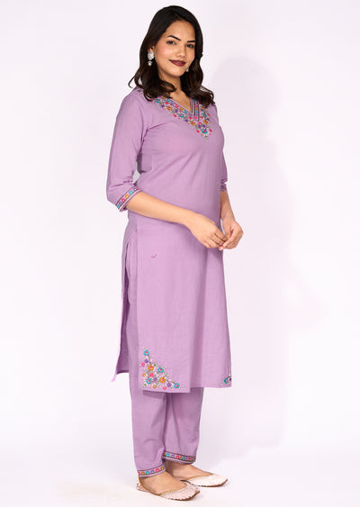 Lavender Cotton Straight cut set