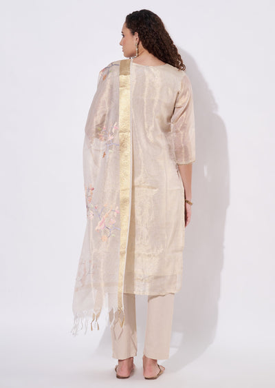 Gold Kota Straight cut Suit