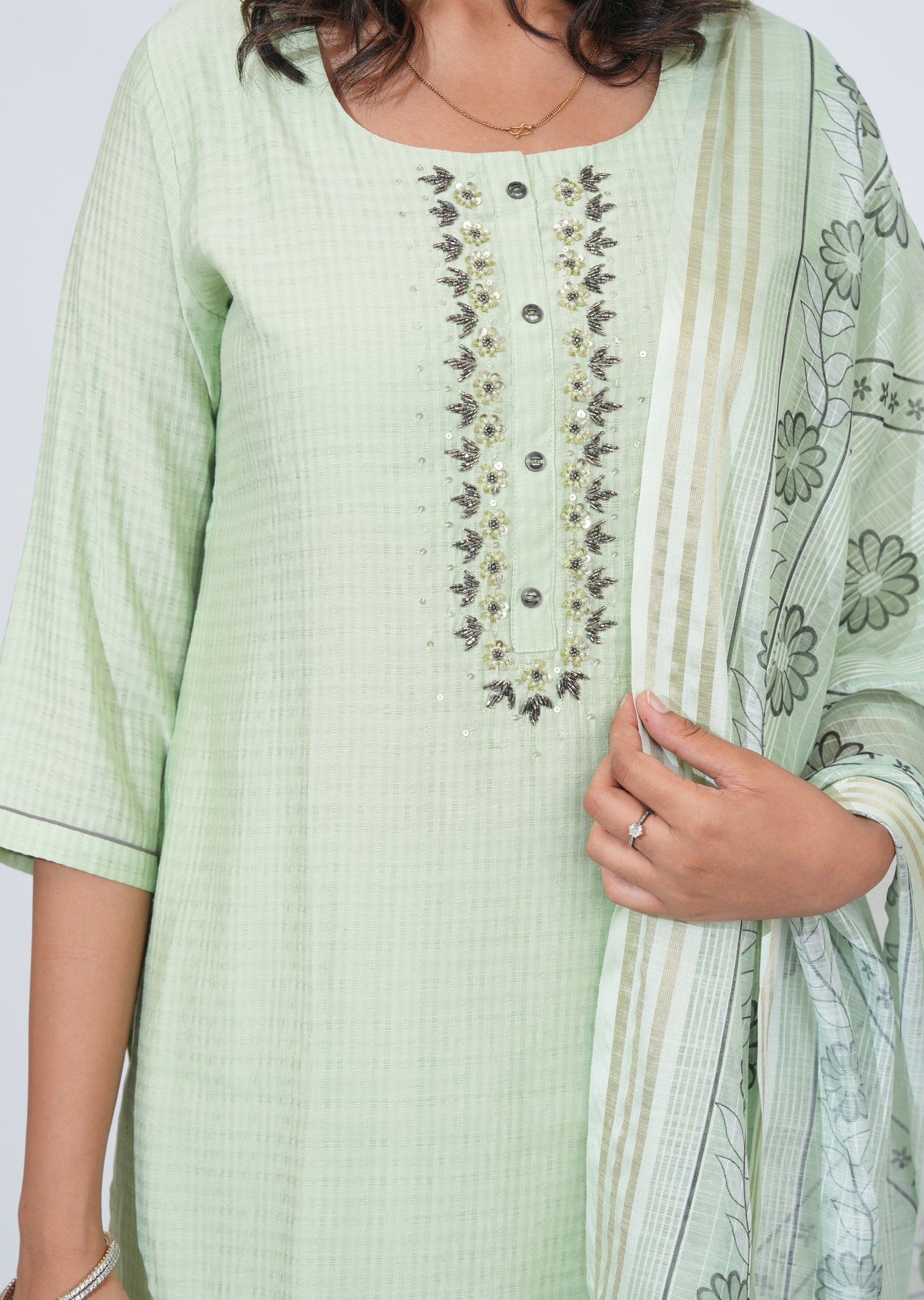 Green Gold Straight cut Suit