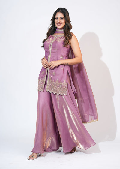Lavender Sharara Set