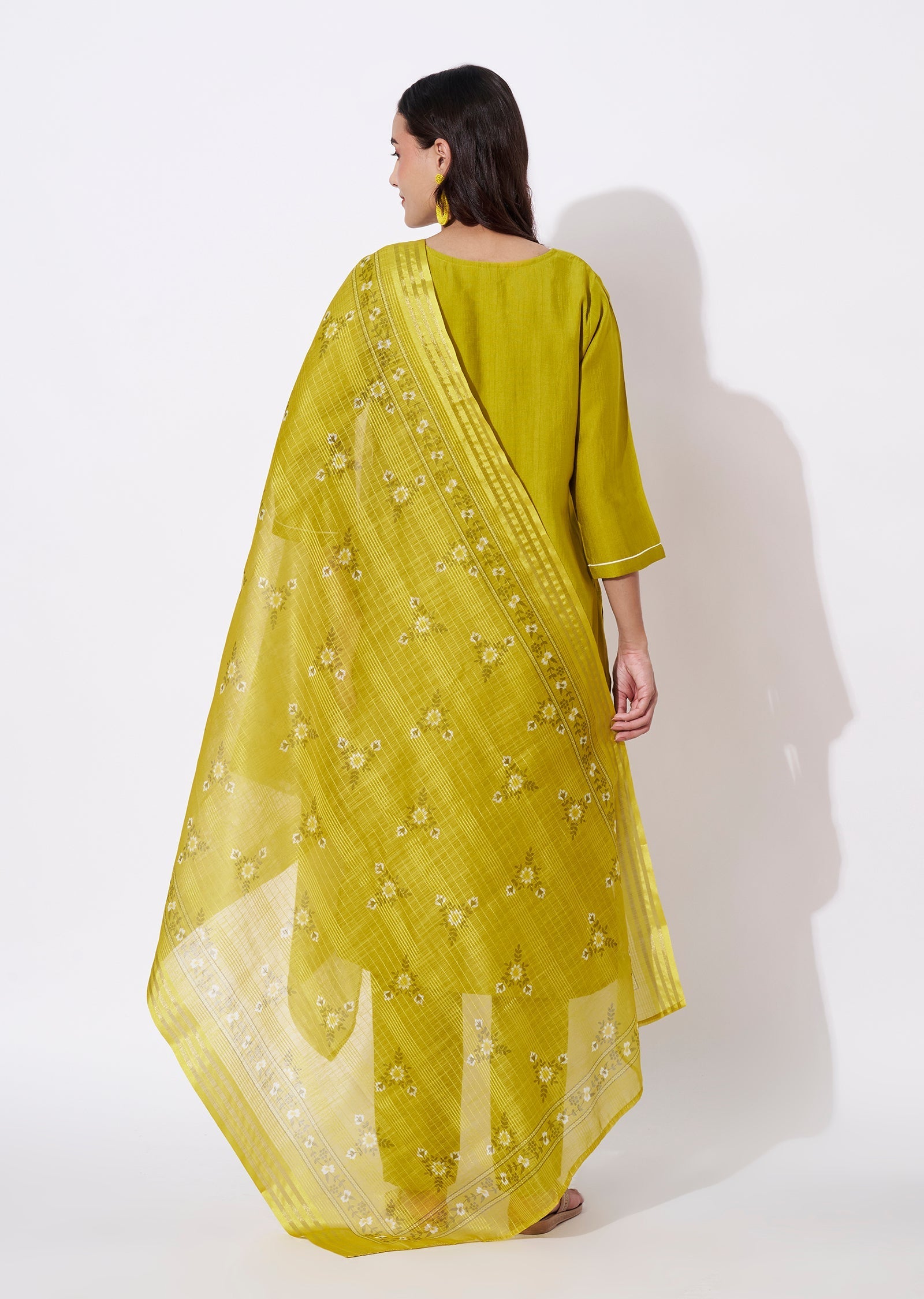 Mustard Gold Straight cut suit